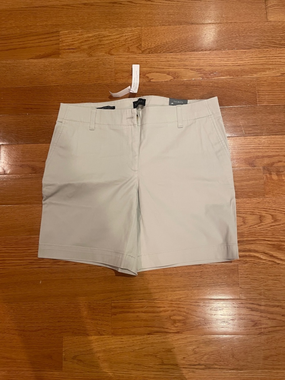 Talbots Cream Chino Bermuda Shorts